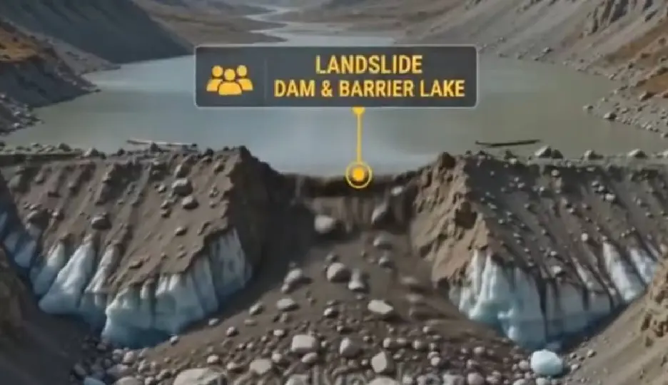 Explicación del colapso en el glaciar, situación que generó el desastre en Nepal y Tíbet / Captura de pantalla