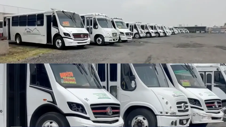 Seis empresas de transporte público se agruparon bajo la organización “Trolemex” para exigir acuerdos a las autoridades / Especial