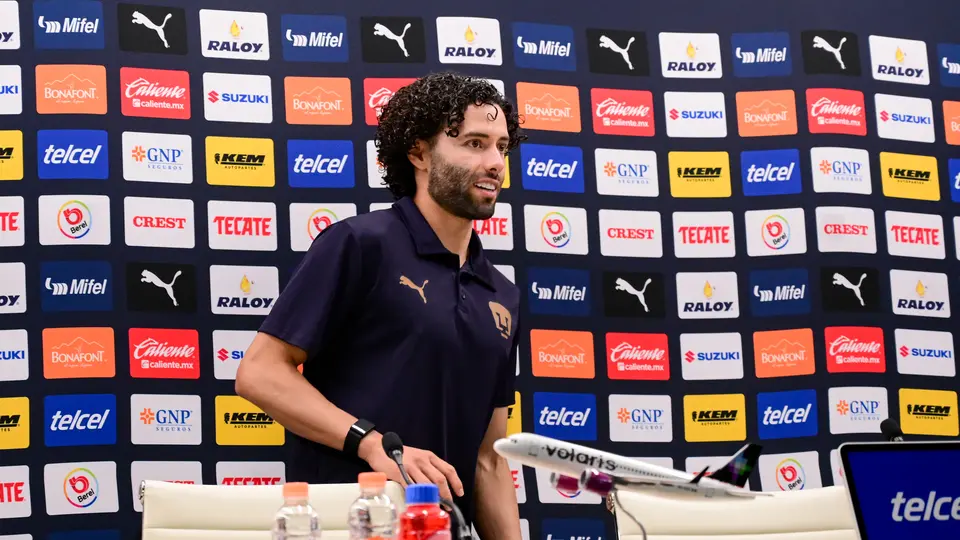 César Huerta, en su presentación con Pumas | IMAGO7