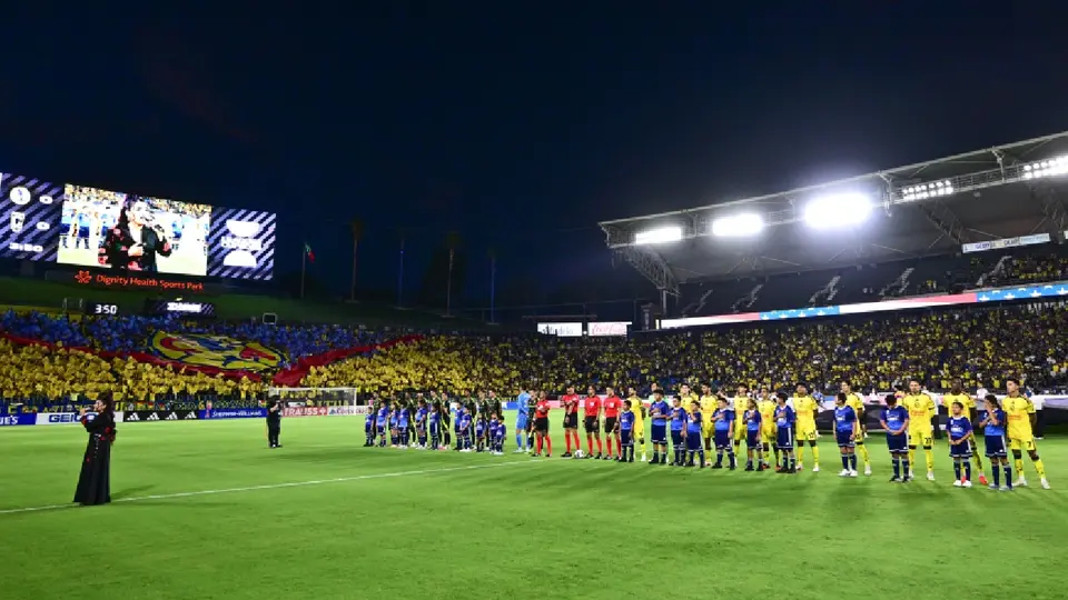 Protocolo de himnos en el América vs Columbus Crew de Leagues Cup | MEXSPORT
