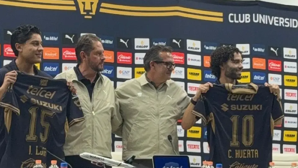 Presentación del Chino Huerta en Pumas | David Torrijos