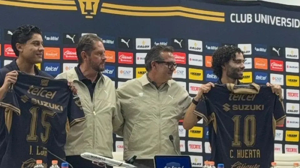 Presentación del Chino Huerta en Pumas | David Torrijos