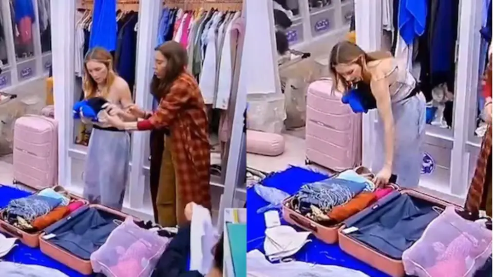El momento en que Gema apartó el perfume generó acusaciones de supuesto robo en redes sociales / Captura de pantalla
