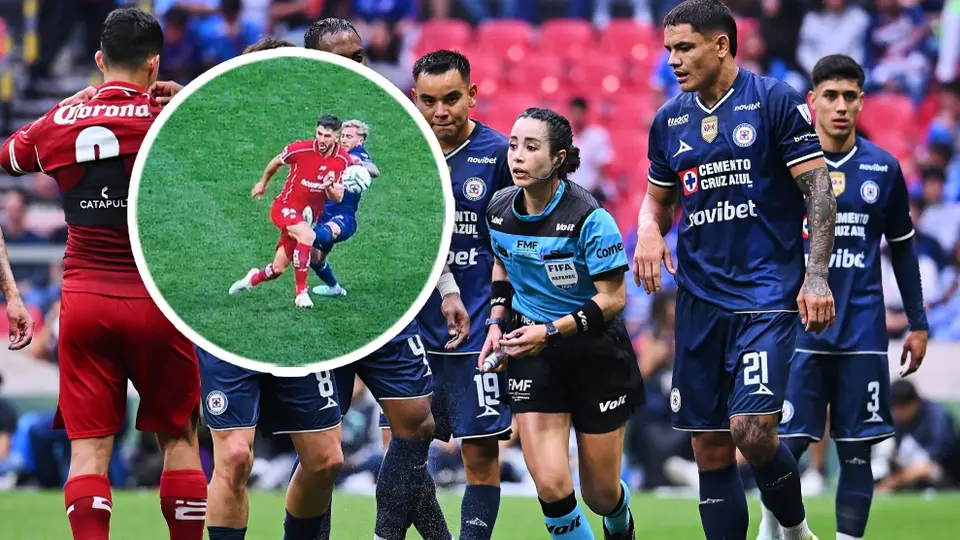 Katia Itzel desata la polémica en el Cruz Azul vs. Toluca