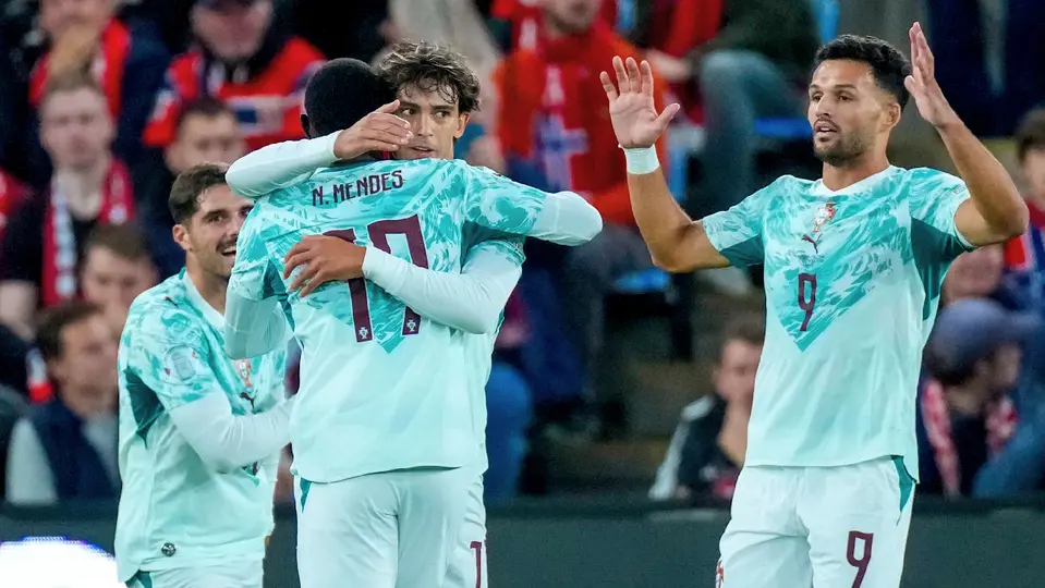 Portugal celebra ante Noruega en la J2 de la Nations League | AP