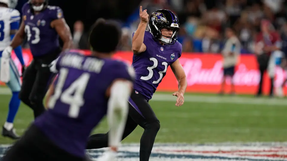 ¡Final de película! Ravens vencen a Cowboys con gol de campo de 56 yardas en el último segundo