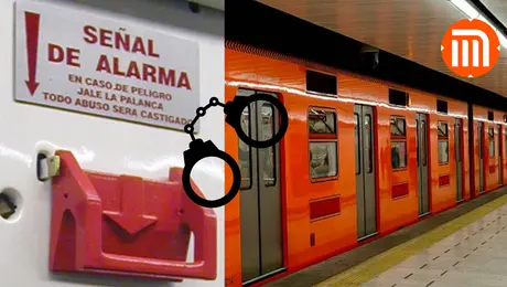 ¿Qué pasa si jalas la palanca de emergencia del Metro por juego? Esto dice la ley