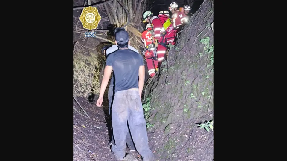 El grupo pidió ayuda luego de perderse mientras recorría una zona boscosa de Chapultepec. / SSC