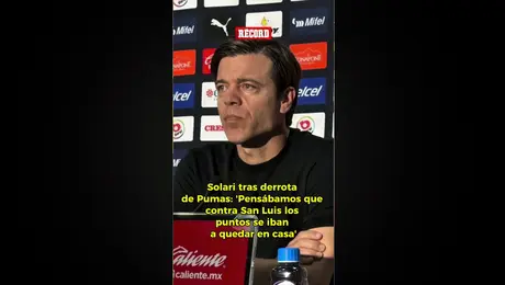 Palabras De Esteban Solari Tras La Derrota De Pumas En Casa