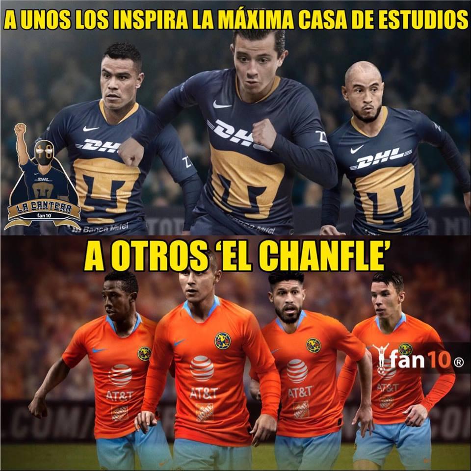 Ríete con los memes de la tercera armadura de las Águilas en honor al chanfle