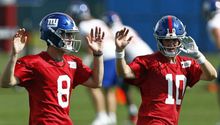Eli Manning no teme por la titularidad con los Giants tras llegada del novato, Daniel Jones