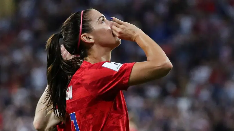 Sophie Turner salió a la defensa de Alex Morgan tras festejo en Mundial