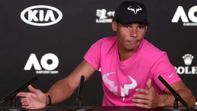 Nadal se burla de periodista dormido en su conferencia de prensa