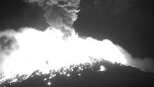 Fuerte explosión del Popocatépetl sorprende a habitantes de Puebla