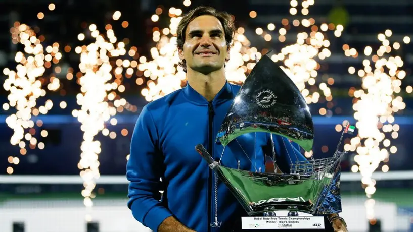 Roger Federer conquista su título 100 en Dubai