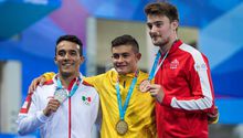 Juan Celaya conquistó medalla de plata en trampolín de tres metros