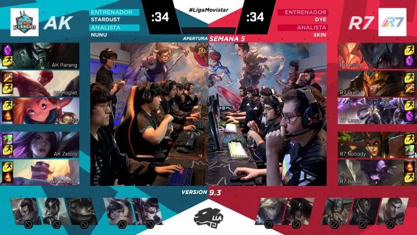 Rainbow7 repite dosis a All Knights y se impone en la LLA