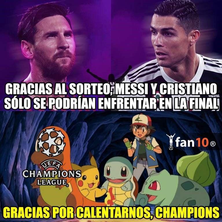 Diviértete con los mejores memes del sorteo de Cuartos de Champions