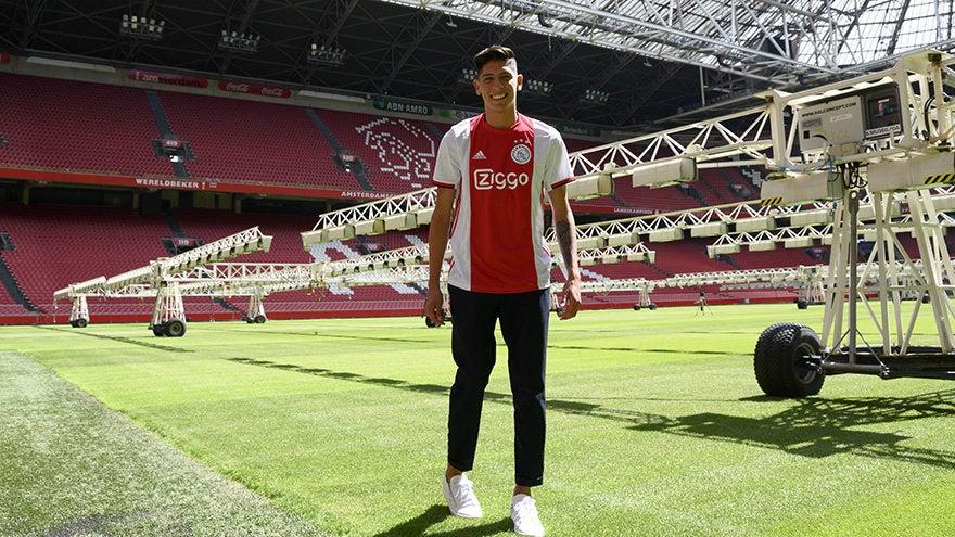 Así fue el primer día de Edson Álvarez con el Ajax