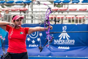 Mexicana ganó primer oro en tiro con arco en Universiada Mundial