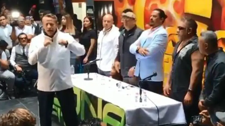 Alfredo Adame y Carlos Trejo casi terminaron a golpes en conferencia 