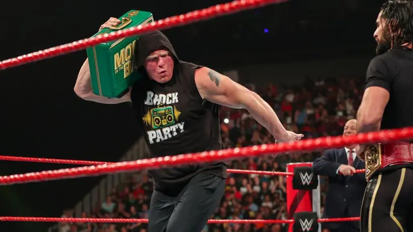 WWE tomará acciones contra Brock Lesnar por faltarle al respeto al maletín de MITB