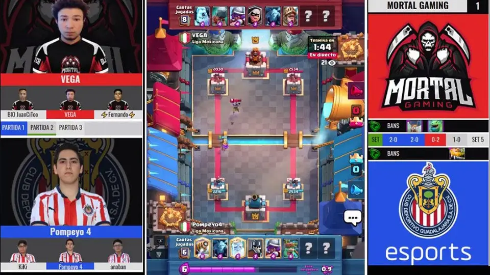 Chivas Esports debuta con triunfo en Liga Mexicana de Clash Royale