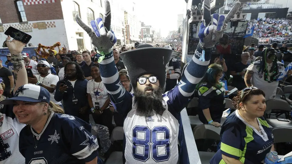 Dallas Cowboys, equipo con la 'mejor afición' de la NFL según estudio