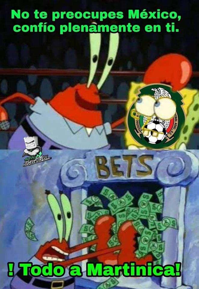 Memes se burlan del 'pequeño' triunfo de México ante Martinica