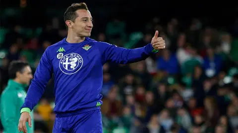 Guardado podría volver a la actividad con el Betis ante Huesca
