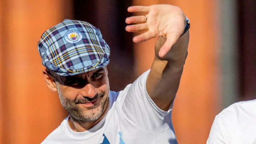 Guardiola baila y canta al ritmo de Madonna en festejos de Manchester City