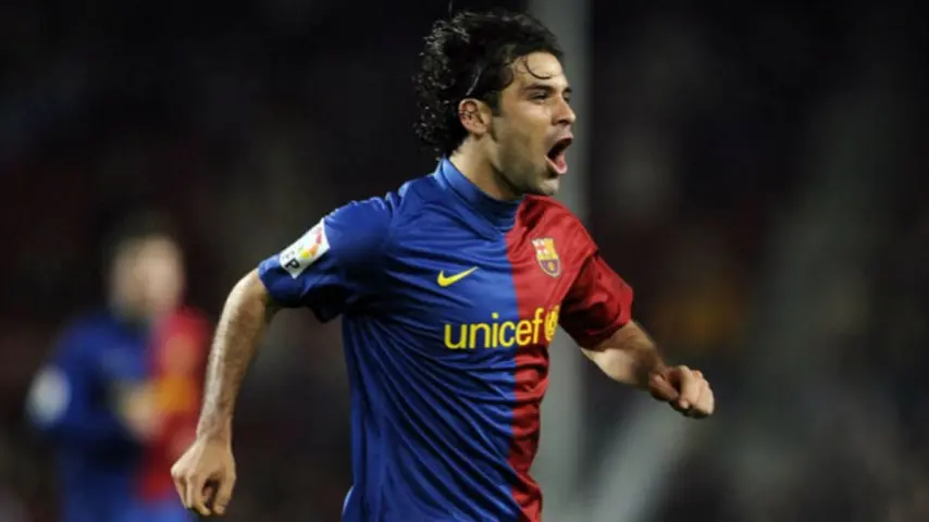 Rafa Márquez durante un partido con el Barcelona | AP