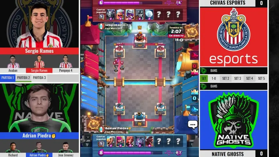 Chivas Esports pierde el invicto en Liga Mexicana CR a manos de Native Ghosts