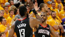 Rockets y Harden, a un triunfo de barrer la serie ante Jazz