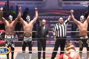 Hermanos Dinamita retienen campeonato de Tríos en la Arena México