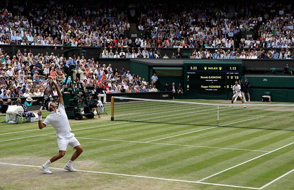 Las mejores imágenes de la épica Final en Wimbledon de Djokovic y Federer