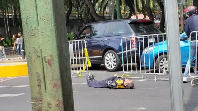 Conductor agredió a dos policías durante el Maratón de la CDMX