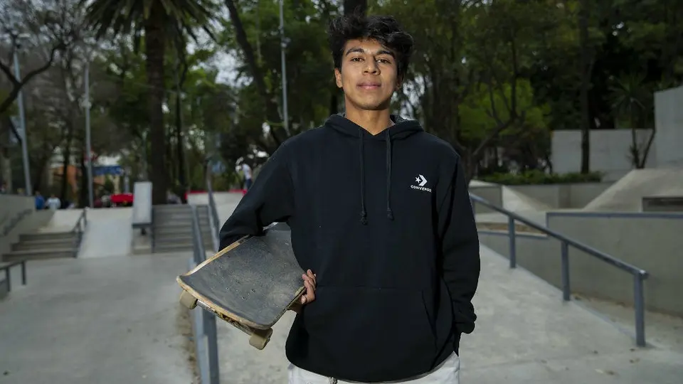 Brayan Coria, promesa mexicana del skateboarding olímpico