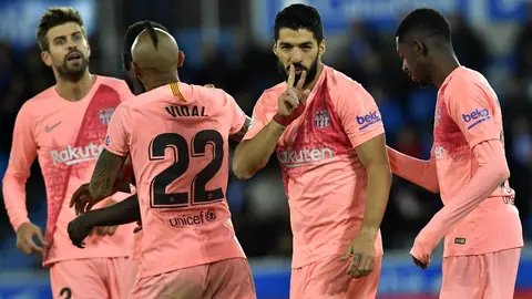 Barcelona, a un paso del título de Liga tras triunfo frente al Alavés