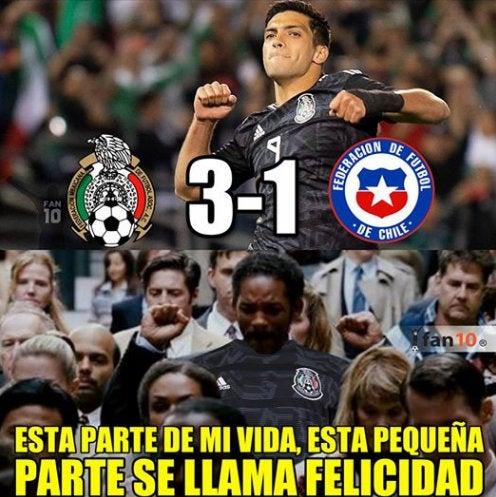 Ríete con los mejores memes del triunfo de México sobre Chile