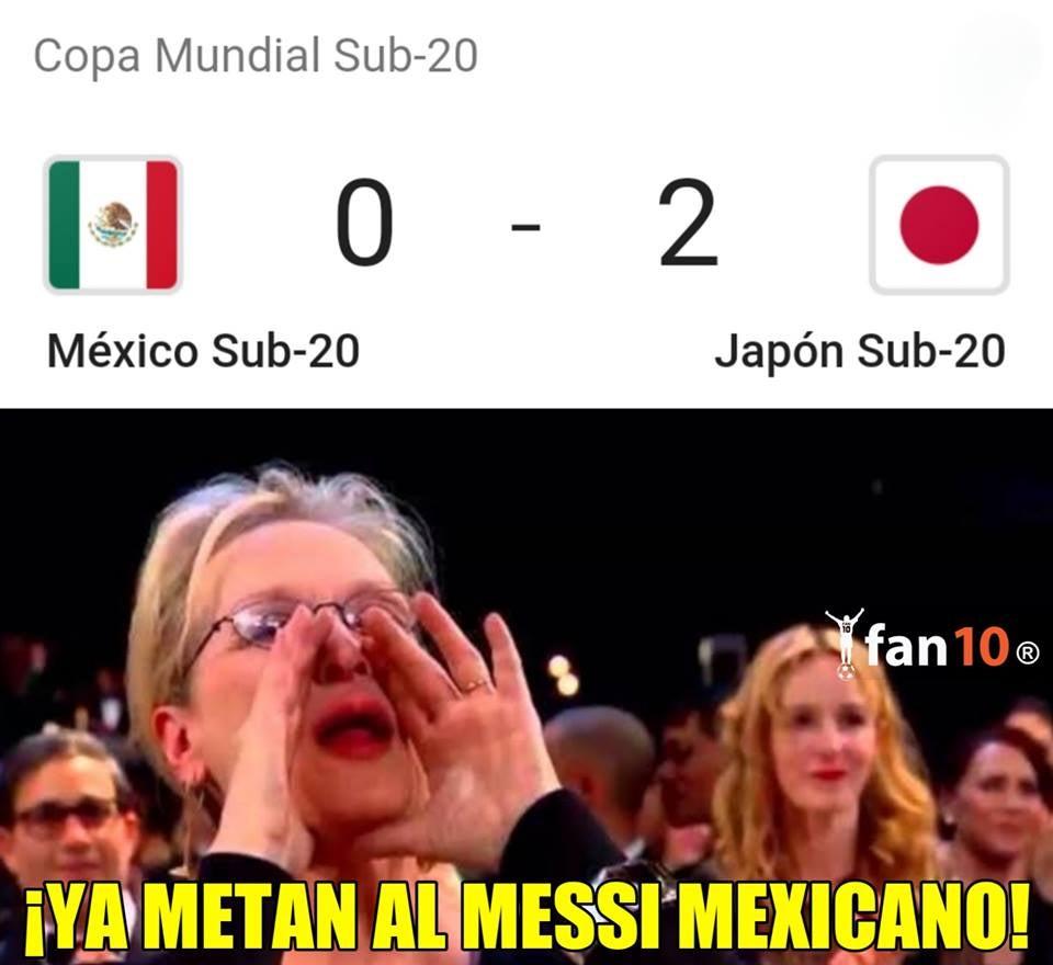 Ríe con los memes de la derrota de México vs Japón en el Mundial Sub 20
