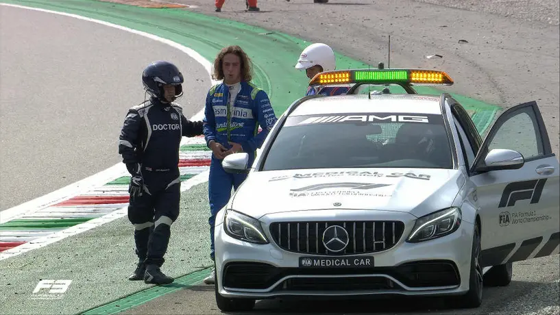 Alex Peroni sufrió espeluznante accidente en la Fórmula 3