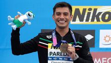 Jonathan Paredes conquistó su tercera medalla en Mundial de Natación