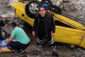 Psicosis salvó a promotor en un accidente de auto