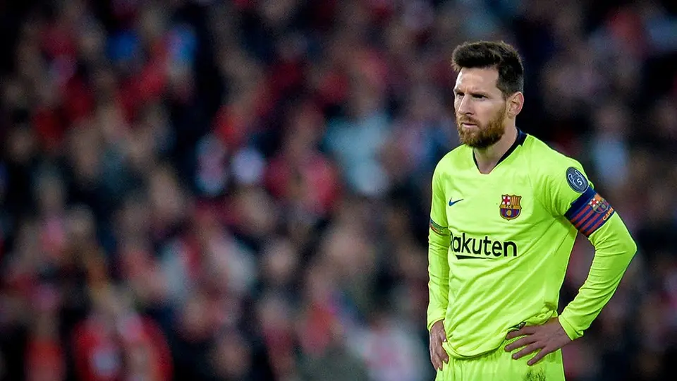 Messi cambia de look tras quedar eliminado de Champions