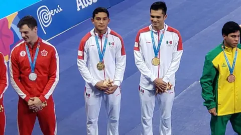 Iván García y Kevin Berlín conquistaron el oro en plataforma de 10 metros