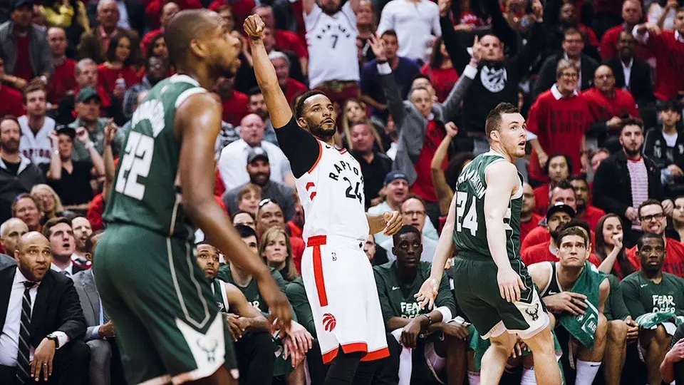 Raptors impone su localía a Bucks y empata la Final del Este