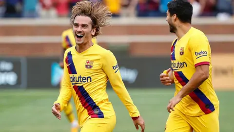 Antoine Griezmann 'enloqueció' con gol de Darío Benedetto en Marsella