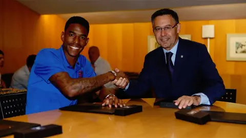 Barcelona anunció fichaje de Junior Firpo, exjugador del Real Betis