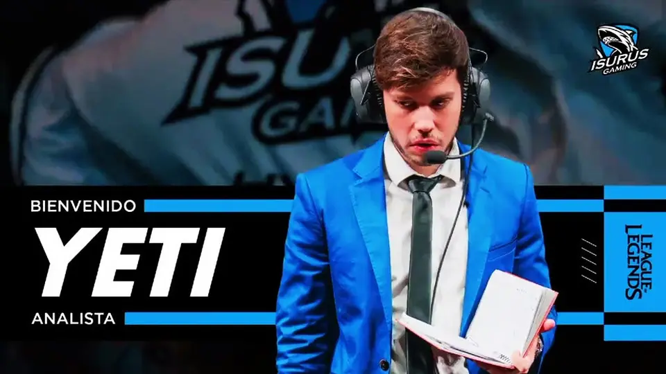 Yeti vuelve a la Grieta como analista de Isurus Gaming